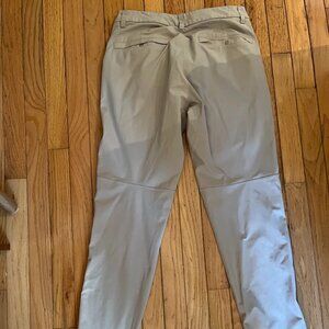 Lululemon Men's Commission Slim-Fit Pant 30 waist/32 long, Warpstreme - Khaki